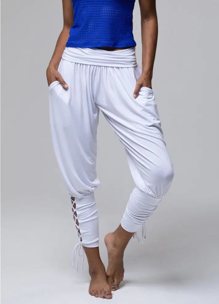 High Waist Pocket Binding Casual Women's Leggings