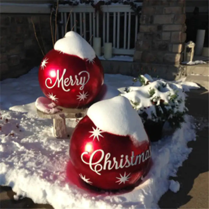 Giant 60cm Inflatable PVC Christmas Ball
