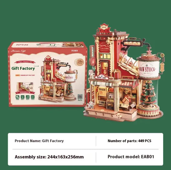 3D Puzzle Wooden Assembly Block Toy