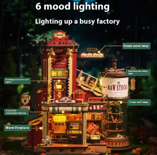 3D Puzzle Wooden Assembly Block Toy