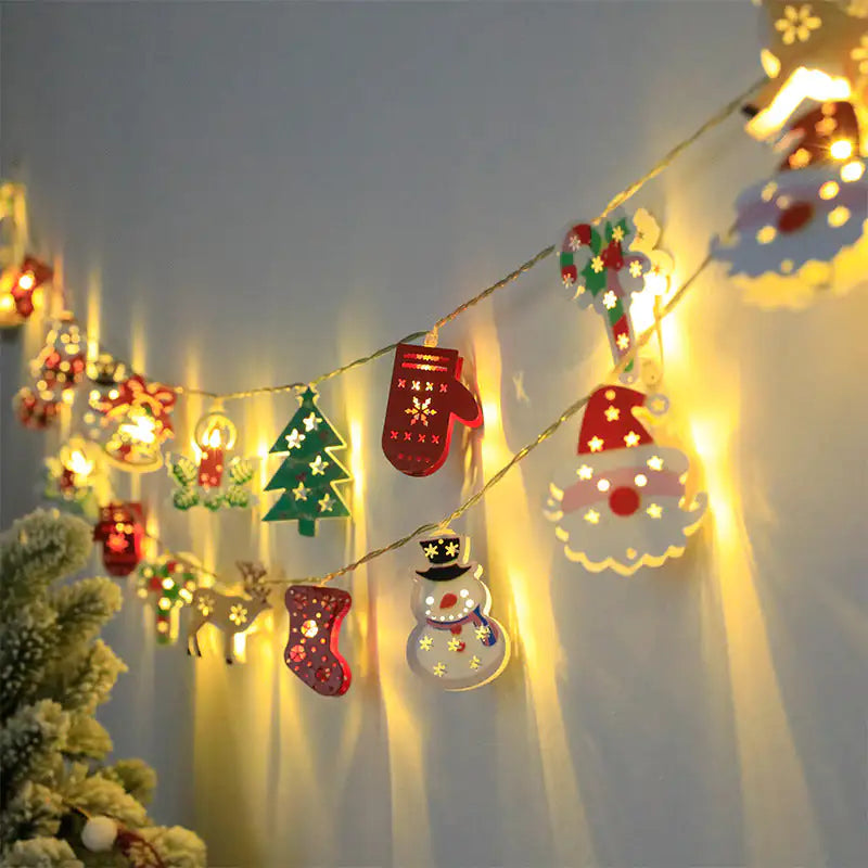 Christmas LED Light String with design