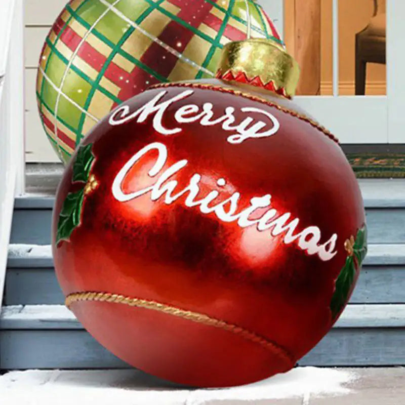 Giant 60cm Inflatable PVC Christmas Ball