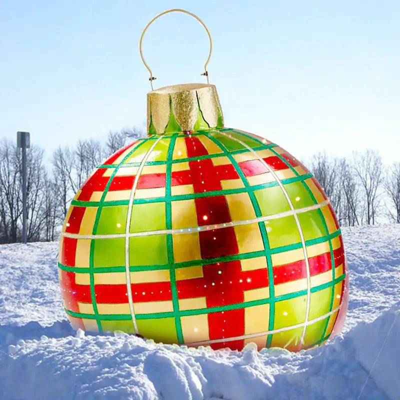 Giant 60cm Inflatable PVC Christmas Ball