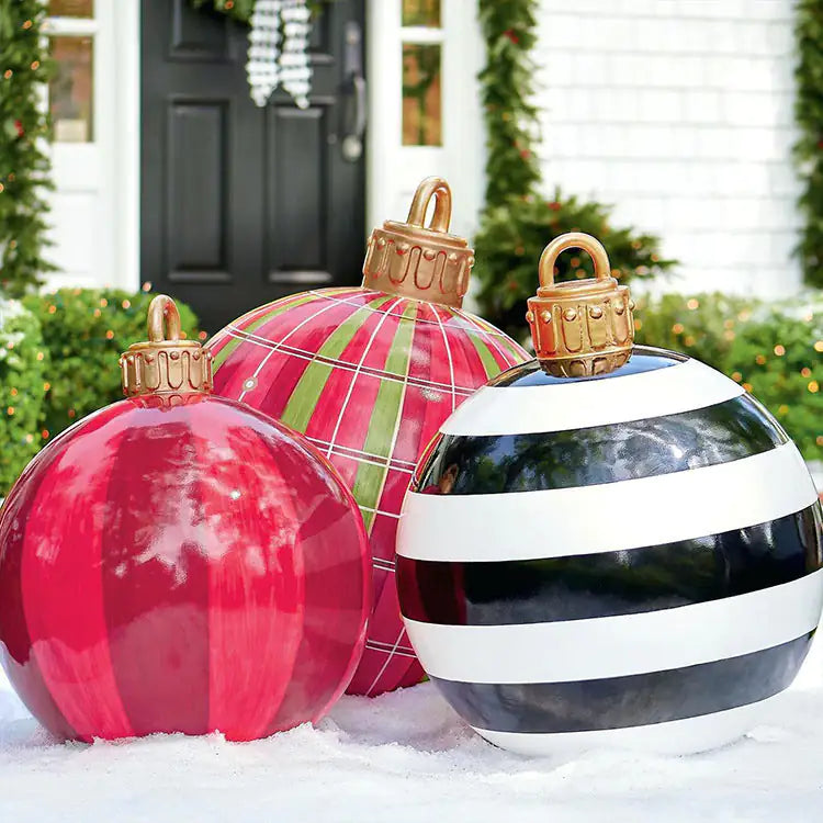 Giant 60cm Inflatable PVC Christmas Ball