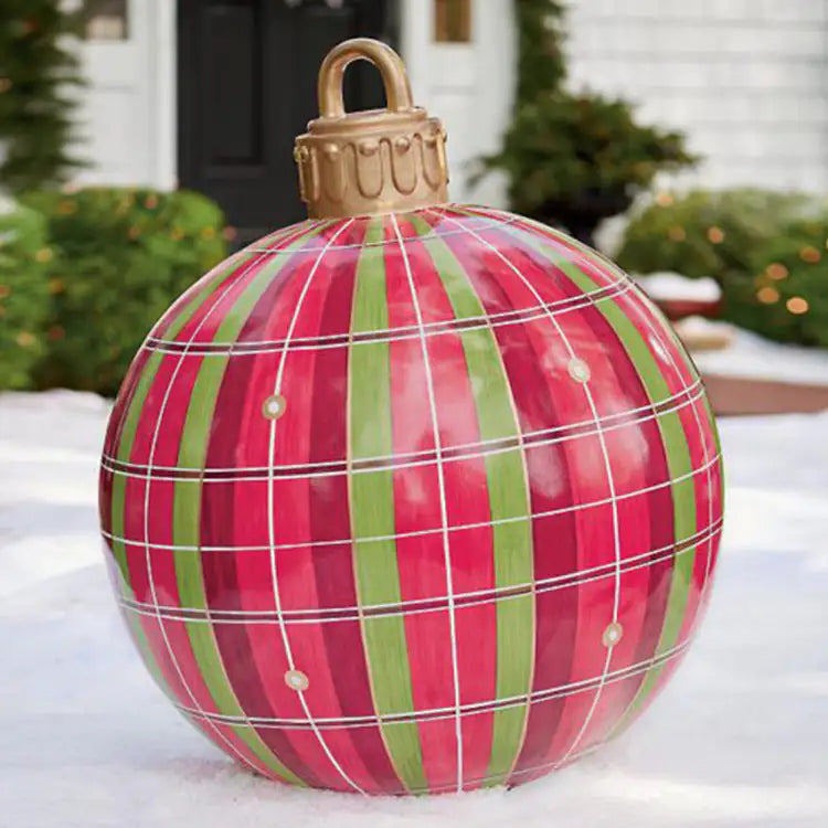 Giant 60cm Inflatable PVC Christmas Ball