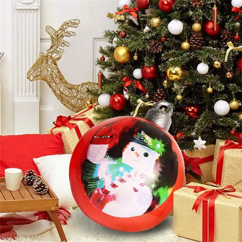 Giant 60cm Inflatable PVC Christmas Ball