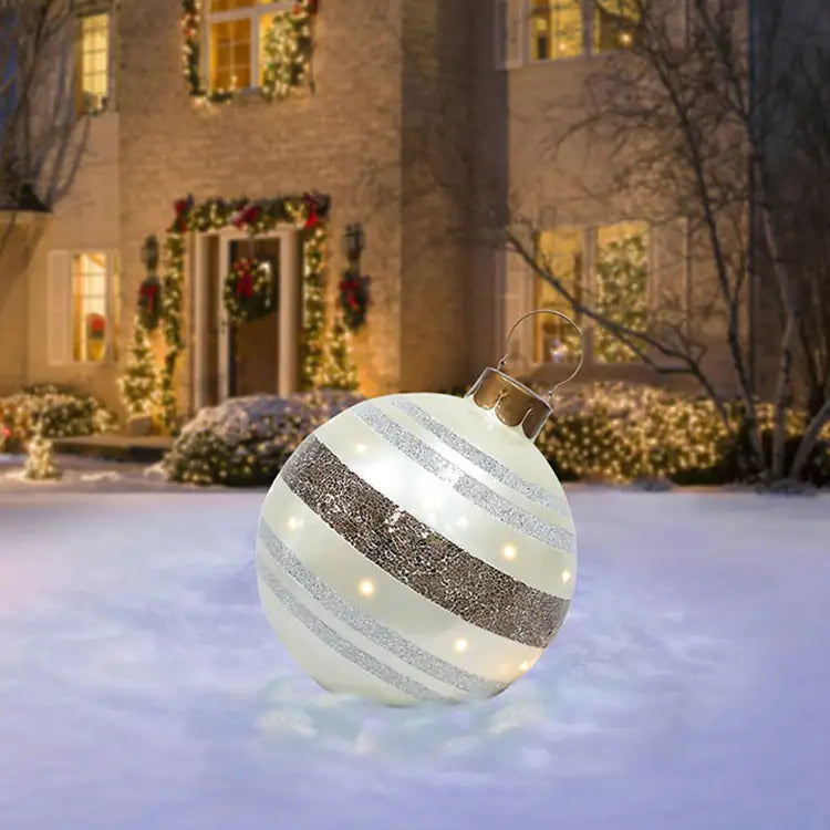 Giant 60cm Inflatable PVC Christmas Ball