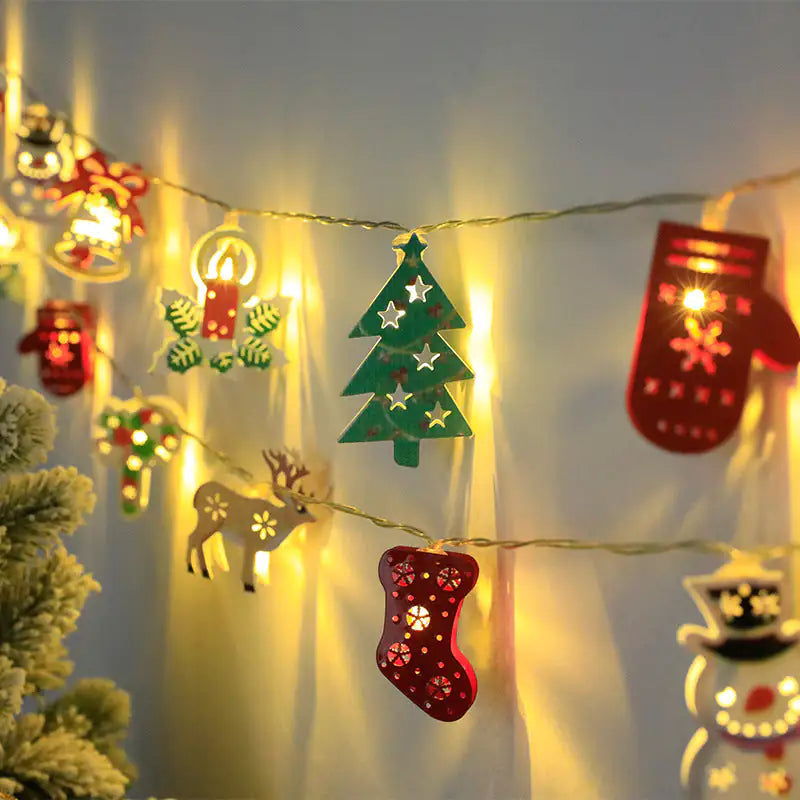 Christmas LED Light String with design