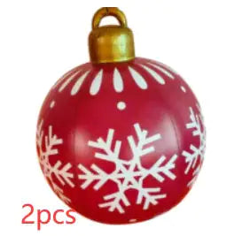 Giant 60cm Inflatable PVC Christmas Ball