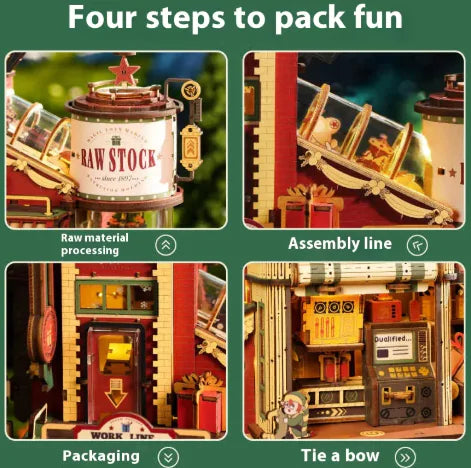 3D Puzzle Wooden Assembly Block Toy