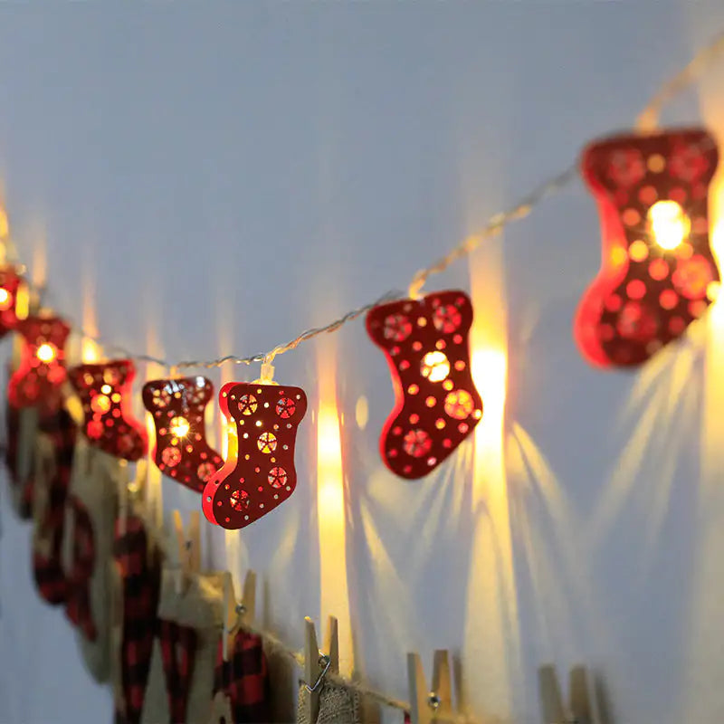Christmas LED Light String with design