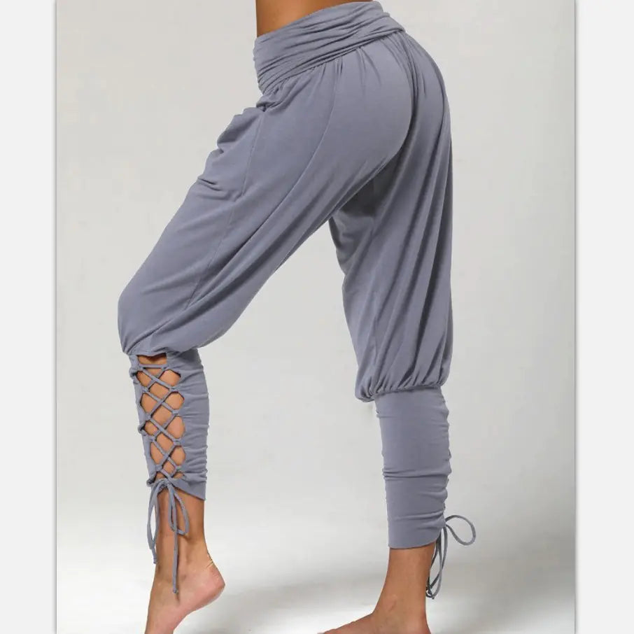 High Waist Pocket Binding Casual Women's Leggings