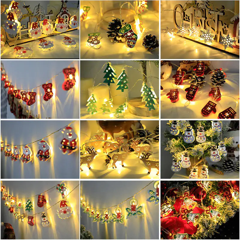 Christmas LED Light String with design